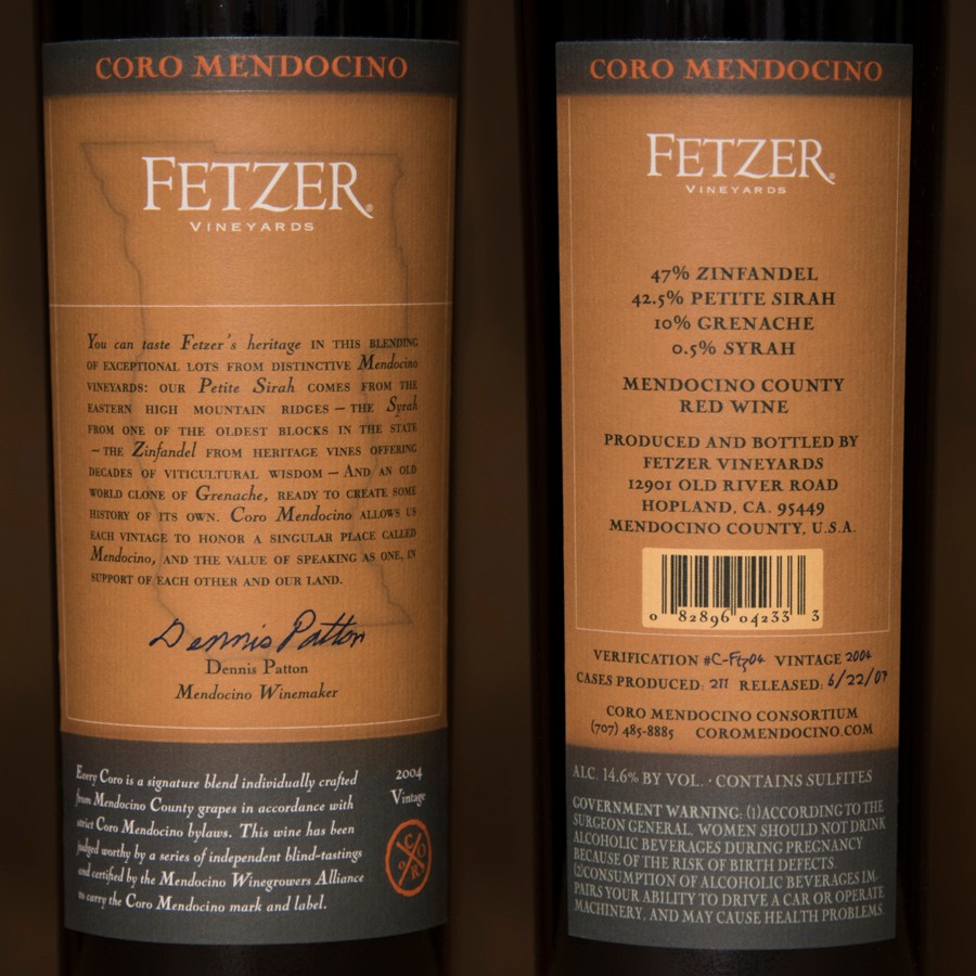 Coro Mendocino - Fetzer 2004 1