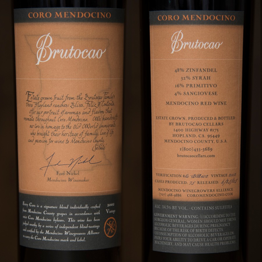 Coro Mendocino - Brutocao 2002 1