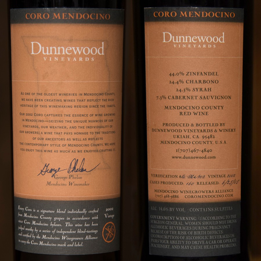 Coro Mendocino - Dunnewood 2002 1