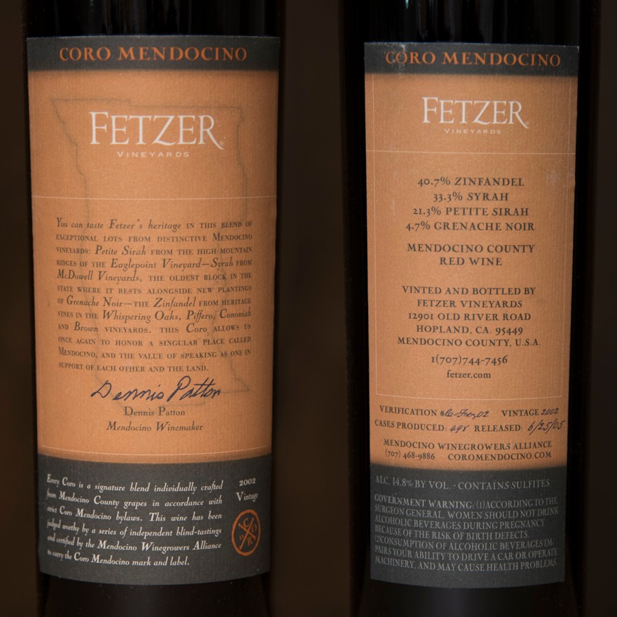 Coro Mendocino - Fetzer 2002 1