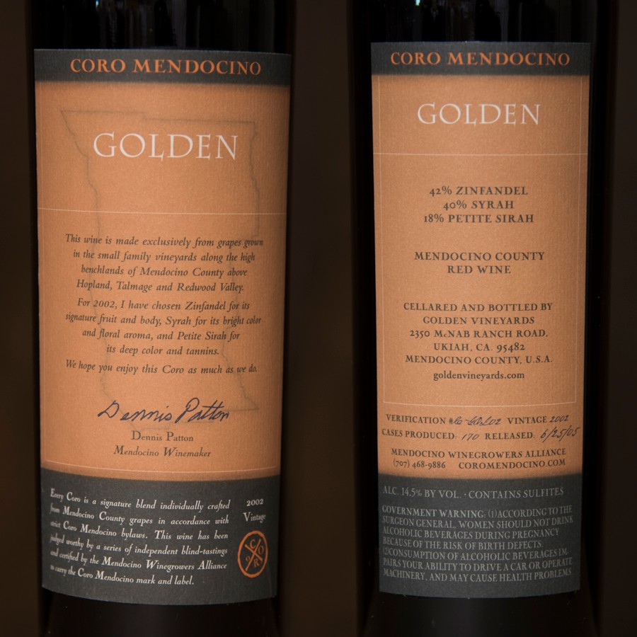 Coro Mendocino - Golden 2002 Magnum 1