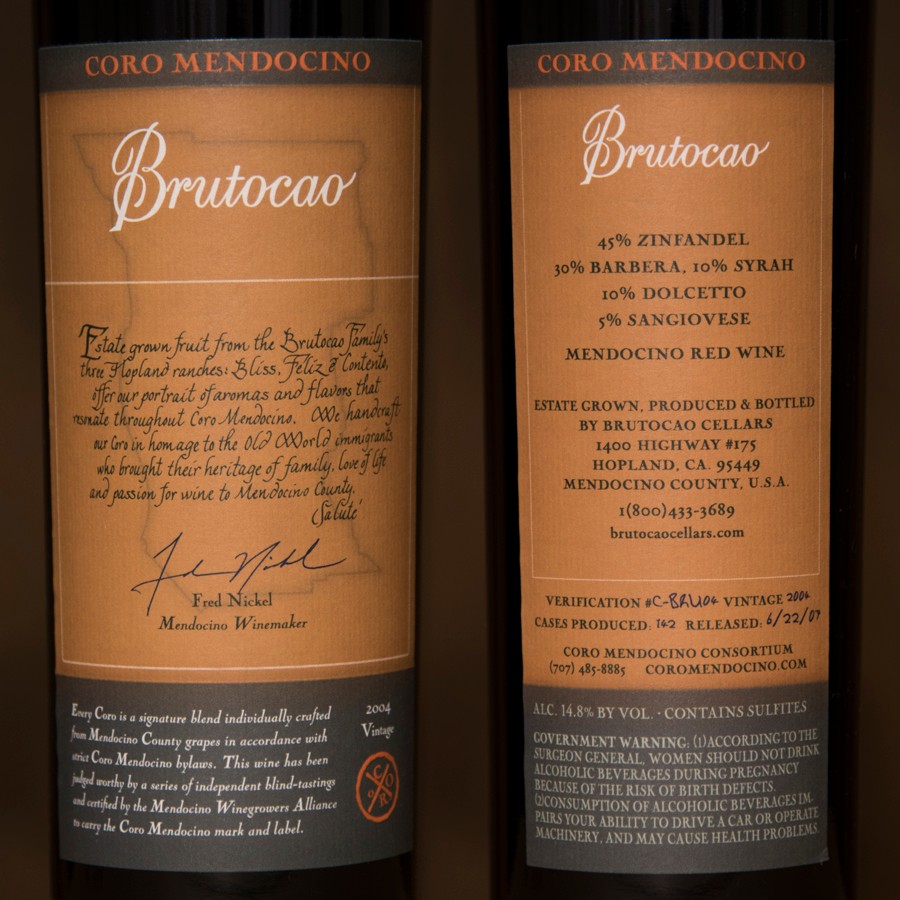 Coro Mendocino - Brutocao 2004 1