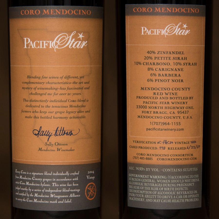 Coro Mendocino - Pacific Star 2004 Magnum 1