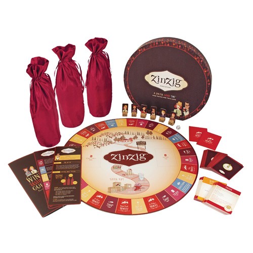 ZinZig Wine Tasting & Trivia Board Game 1