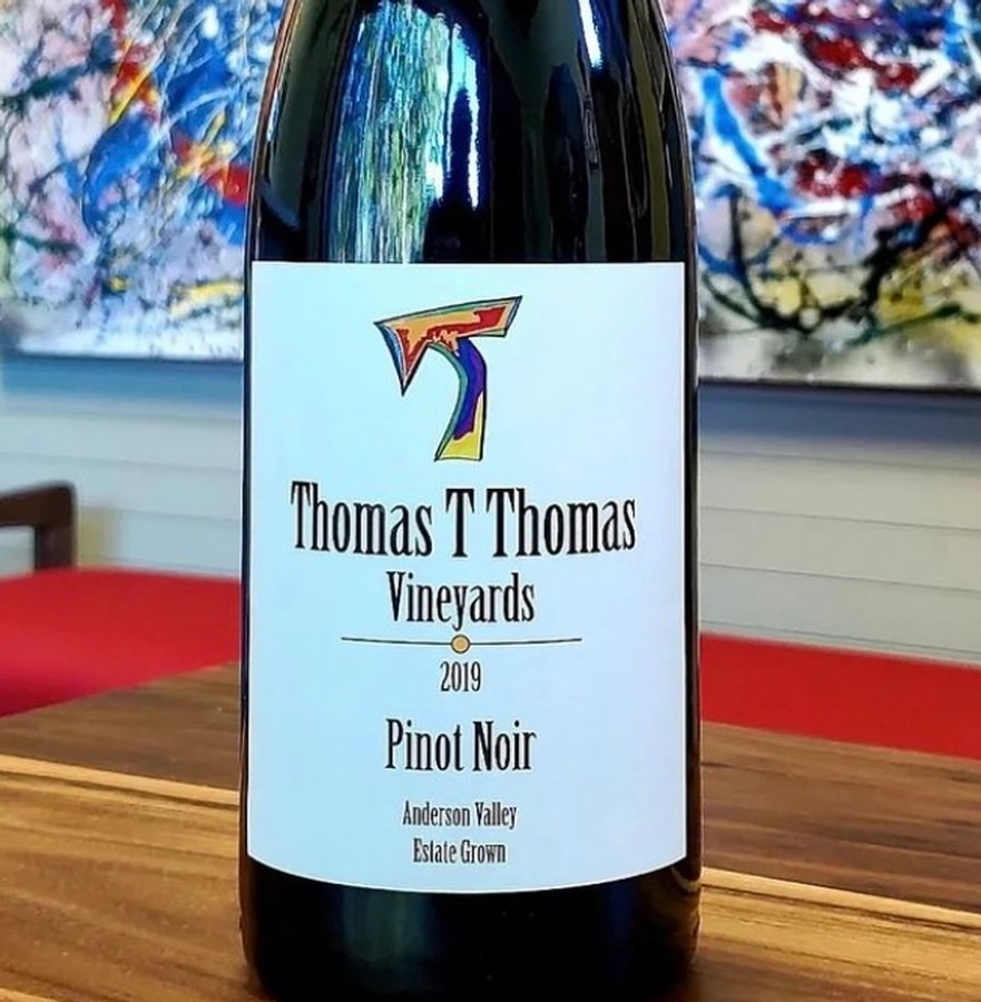 Thomas T Thomas 2019 Estate Pinot Noir 1