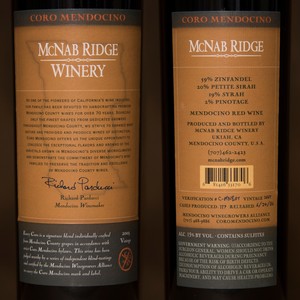 Coro Mendocino - McNab Ridge 2003 Magnum