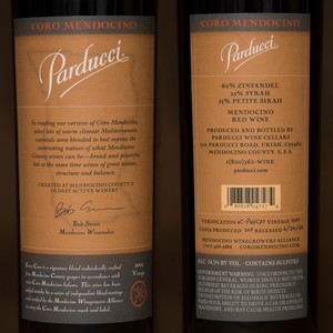 Coro Mendocino - Parducci 2003 Magnum